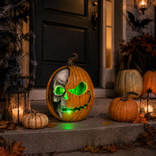 Load image into Gallery viewer, Bechivie Light Up Jack O Lantern, Pumpkin Skull Halloween Home Decorations
