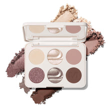 Load image into Gallery viewer, Morphe ChromaPlus 6-Pan Eyeshadow Palette - High Pigment Eye Makeup with Shimmer, Matte &amp; Metallic Eye Shadow - Neutral Eyeshadow Makeup Collection for All-Day Wear - Rich Glitch (0.26 oz)
