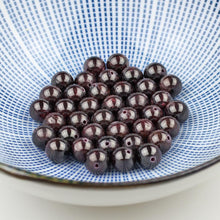Load image into Gallery viewer, MJDCB Natural Stone Beads Garnet Round Loose Beads for Jewelry Making DIY Bracelet Necklace (6mm)
