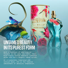 Load image into Gallery viewer, Jean Paul Gaultier La Belle Paradise Garden Eau de Parfum for Women - Long Lasting Floral Amber Womens Perfume with Blue Water Lily, Iris &amp; Vanilla - Designer Fragrance Spray, 3.4 oz
