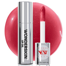 Load image into Gallery viewer, Wonderskin Lip Rehab Serum Oil - Tinted Lip Oil for Women, Hydrating, Moisturizing, and Non-Sticky Red Tint Serum for Dry Lips (Amour)
