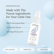 Load image into Gallery viewer, Think Smarter Products Littley Toy &amp; Surface Cleaner with Hypochlorous Acid, Fragrance-Free, Made Without Ammonia, Bleach, Phosphates, Phthalates, or Dyes, 2oz Travel-Size Spray Bottle
