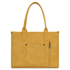 Montana West × Wrangler Tote Handbag for Women Top Handle Large Work Tote Bag WG102G-8119MST