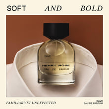 Load image into Gallery viewer, Henry Rose Perfumes for Women &amp; Men - Gender-Inclusive, Warm + Spicy Vanilla Scented Perfume with Orange Flower &amp; Vanilla Bean - EWG Verified, Cruelty-Free, Sustainable Packaging - Dave (1.7 fl oz)
