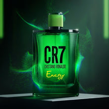 Load image into Gallery viewer, Cristiano Ronaldo CR7 Energy Eau de Toilette - Cologne For Men - Fougere Woody Green Men's Cologne - Cardamom, Lavender, Cedarwood Notes - 1.7 oz
