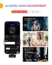 Load image into Gallery viewer, Hollyland LARK A2(2TX+1RX+Charging Case) Wireless Microphone, AI Auto-Limit
