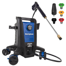 Load image into Gallery viewer, Westinghouse ePX3500 Electric Pressure Washer, 2500 Max PSI 1.76 Max GPM with Anti-Tipping Technology, Onboard Soap Tank, Pro-Style Steel Wand, 5-Nozzle Set, for Cars/Fences/Driveways/Home/Patios
