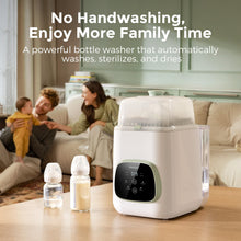 Load image into Gallery viewer, Momcozy KleanPal Pro Baby Bottle Washer, Sterilizer &amp; Dryer - All-in-One Cleaning Machine for Bottles, Pump Parts &amp; Baby Essentials - Time-Saving &amp; Effortless Care
