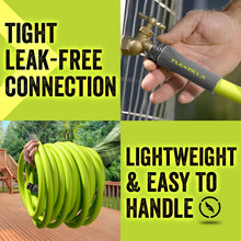 Load image into Gallery viewer, Flexzilla Garden Hose 5/8 in. x 50 ft., Lightweight All-Weather Water Hose, Durable and Flexible, Leak-Free Connections
