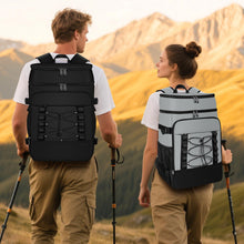 Load image into Gallery viewer, Cooler Backpack - 24/30/36/40 Cans Insulated Backpack Cooler for Men &amp; Women, Portable 2 Leak Proof Compartments Coolers Bag for Picnic, Lunch, Hiking, BBQ Camping and Beach - Black - MIYCOO
