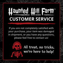 Load image into Gallery viewer, Haunted Hill Farm Scary Talking Groundbreaker Clown, Halloween Animatronic with Motion and Touch Activated Lights and Sounds, Battery Operated Indoor or Covered Outdoor Halloween Decorations
