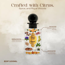 Load image into Gallery viewer, Sapil Royale Flair Eau de Parfum – Long Lasting Unisex Spicy Oud Perfume | Saffron, Amber &amp; Oud Notes | Bold Luxurious Signature Fragrance | 3.4 oz / 100ml
