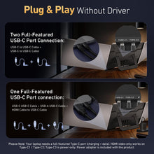 Load image into Gallery viewer, Vixtan 16.1" Triple Laptop Screen Extender, Lightweight FHD IPS Portable Monitor for Laptop, USB-C Plug &amp; Play Multi Screen Attachment for 13-17.3" laptops with Windows/Mac/Chrome
