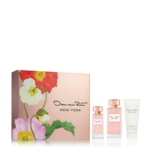 Load image into Gallery viewer, Oscar de la Renta New York Eau de Parfum 3 Piece Gift Set for Women - Perfume Spray 3.4 Fl. Oz, &amp; 1.0 Fl. Oz., and Body Lotion 3.4 Fl. Oz.
