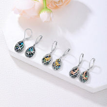 Load image into Gallery viewer, YYmqmq Bee Earrings 925 Sterling Silver Abalone Dangle Earrings Jewelry Bee Gifts for Women Girlfriend
