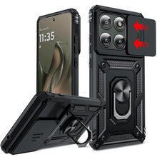 Load image into Gallery viewer, LeYi for Motorola Edge-2025 Case: [𝐍𝐨𝐭 𝐅𝐢𝐭 𝐌𝐨𝐭𝐨 𝐆 𝟐𝟎𝟐𝟓], Moto Edge 2025 Case with Camera Cover, Military-Grade Cell Android Smartphone Phone Cover Funda para with Ring Kickstand, Black

