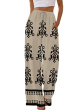 Load image into Gallery viewer, Sampeel Summer Outfits for Women Trendy 2026 Spring Clothes Boho Pants Comfy Clothing Fashion Vacation Outfits Western Cruise Concert Trousers Apricot S

