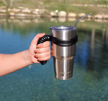 Load image into Gallery viewer, CHILLOUT LIFE Handle for YETI Cup 30 oz - Ozark Trail 30 oz Tumblers, Comfortable Replacement Handle for 30 oz YETI Tumbler &amp; More (Black Handle Only)
