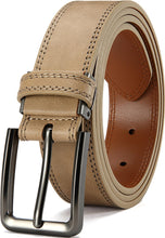 Load image into Gallery viewer, DOOPAI Men's Leather Belt - 1 3/8" Genuine Cowhide Dress Belt for Work, with Quick-Size Adjuster Golf &amp; Casual
