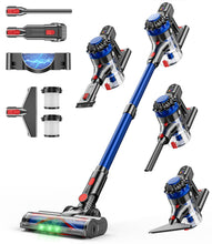 Load image into Gallery viewer, KARDV Cordless Vacuum Cleaner, 500W/40Kpa Vacuum Cleaners for Home, 60Mins Stick Vacuum with LED Display, Anti-Tangle &amp; Wall Mount Charging, 8 in 1 Lightweight Vacuum for Hard Floors Carpet Pet Hair
