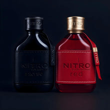 Load image into Gallery viewer, Dumont Nitro Intense and Nitro Red Eau de Parfum Set, 3.45 fl oz Each, 2-Piece Fragrance Combo Pack
