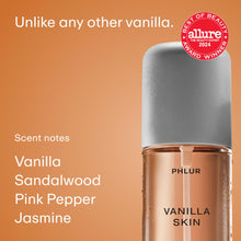 Load image into Gallery viewer, PHLUR Paradise Skin Set ($75 Value) - Travel Size Body Mist Gift Set - Peach Skin, Vanilla Skin, &amp; Beach Skin - Travel Size Hair and Body Fragrance Mist Trio (3 x 3 fl oz)
