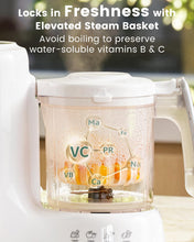 Load image into Gallery viewer, Grownsy Baby Food Maker, Steamer &amp; Blender Baby Food Processor, White
