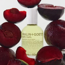 Load image into Gallery viewer, MALIN+GOETZ Dark Rum Eau de Parfum, 1.7 Fl. Oz. | Men &amp; Women's Fragrance | Warm, Spicy Rum with Plum, Leather &amp; Amber | Refreshing &amp; Long-Lasting | Vegan &amp; Cruelty Free
