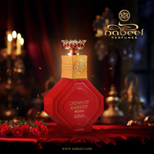 Load image into Gallery viewer, Nabeel Master Perfumer Collection - Crown Of Emirates Rouge for Unisex - Arabian Perfume for Women &amp; Men - Fragrance with Bergamot, Saffron, Musk Scent - Arabic Cologne - Travel Size - 3.3oz EDP Spray
