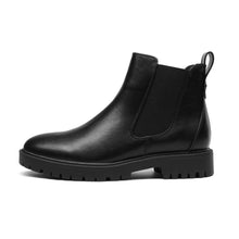 Load image into Gallery viewer, DREAM PAIRS Women&#39;s Low Heel Chelsea Ankle Boots Fashion Slip On Elastic Fall Booties Shoes,Size 8.5,Black/Pu,DAB213
