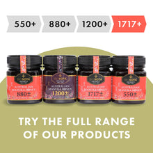 Load image into Gallery viewer, BIOSOTA Organic Manuka Honey MGO 1717+ - Medical Grade Manuka Honey from Australia NPA/ULF 31+, 100% Raw Unheated Pure Honey, 8.8oz
