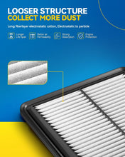 Load image into Gallery viewer, PHILTOP Engine Air Filter CA11942 for Hyundai Sonata 2015-2019 &amp; Kia Optima 2016-2020, 2.0L 2.4L, Rigid Panel
