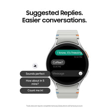 Load image into Gallery viewer, Samsung Galaxy Watch 7 40mm Bluetooth AI Smartwatch w/Energy Score, Wellness Tips, Heart Rate Tracking, Sleep Monitor, Fitness Tracker, 2024, Cream [US Version, 1Yr Manufacturer Warranty]
