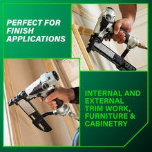 Load image into Gallery viewer, Metabo HPT Narrow Crown Stapler, 18 Gauge Pneumatic, N3804AB3, 4 PC Chat (Pack of 5)
