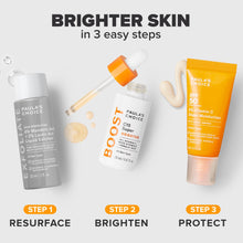Load image into Gallery viewer, Paula's Choice Brighter Days Ahead Kit, Vitamin C and AHA Trio, Includes Travel Size C5 SPF Face Sunscreen, Mandelic Acid Exfoliant, C15 Vitamin C Booster Serum, Brightening &amp; Resurfacing, 3-Piece Set
