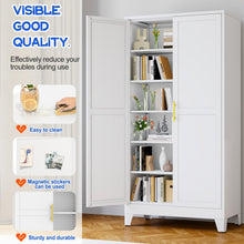 Load image into Gallery viewer, GAIOUS 79" Tall New update Kitchen Pantry Cabinet, Metal Storage Cabinet
