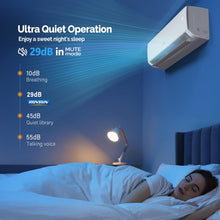 Load image into Gallery viewer, ROVSUN 11500 BTU Wifi Enabled Mini Split Air Conditioner &amp; Heater, 17 SEER2 115V Inverter Ductless Wall AC Unit with Pre-Charged Condenser, Heat Pump &amp; Installation Kit

