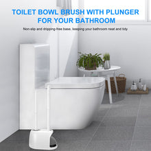 Load image into Gallery viewer, SetSail Toilet Brush and Plunger Set, Toilet Plungers for Bathroom Heavy Duty Toilet Bowl Brush and Holder Hidden Toilet Plunger and Brush Set for Deeply Cleaning
