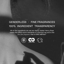 Load image into Gallery viewer, Henry Rose Perfumes for Women &amp; Men - Gender-Inclusive, Warm + Spicy Vanilla Scented Perfume with Orange Flower &amp; Vanilla Bean - EWG Verified, Cruelty-Free, Sustainable Packaging - Dave (1.7 fl oz)
