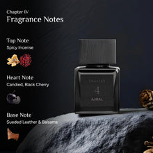 Load image into Gallery viewer, Ajmal Chapter 4 Eau de Parfum for Women, 1.7 fl oz / 50 ml, Long Lasting Floral Oriental Perfume, Crafted in Dubai, Spicy Leather Perfume for Women
