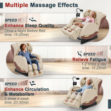 Load image into Gallery viewer, yewglen Massage Chair Full Body, 14 Fixed Rollers, Zero Gravity Recliner
