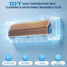 Load image into Gallery viewer, Garvee18000 BTU 21 SEER2 Ductless Mini Split AC &amp; Heat Pump, WiFi Control, Compatible with Alexa, 230V Energy Efficient Inverter System, Cools Up to 1000 Sq.ft
