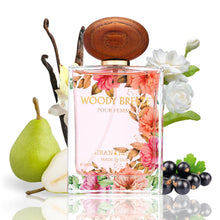 Load image into Gallery viewer, Jean Rish Woody Breeze Eau De Parfum - Perfume for Women (3.4 Fl Oz / 100ml) with Black Currant, Iris &amp; Praline Notes - Long Lasting and Luxury Fragrance
