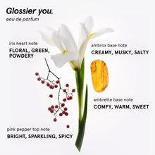 Load image into Gallery viewer, Glossier You Eau de Parfum - Unisex Fragrance for Men &amp; Women, Skin-Scent Enhancer Smells Different on Everyone - Musky, Warm &amp; Spicy Perfume with Pink Pepper, Iris &amp; Ambrox Base Notes, XL 100ml
