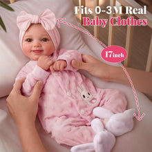 Load image into Gallery viewer, BABESIDE Reborn Baby Dolls Sunny - 17 Inch Cute Realistic Baby Doll

