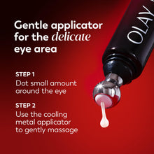 Load image into Gallery viewer, Olay Regenerist Under Eye Cream Roller, Eye Wrinkle Cream, Crows Feet &amp; Bags Treatment, Anti-Wrinkle, Anti-Aging Serum, Fragrance-Free, Hexa-Repair Peptide &amp; Bakuchiol, 0.7oz
