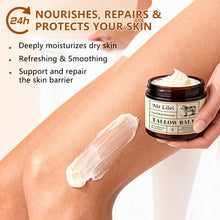 Load image into Gallery viewer, Lilei Beauty Beef Tallow for Skin, Grass-Fed Beef Tallow and Honey Balm, Whipped Body Butter &amp; Face Moisturizer, Unscented, Body Cream, Soothes Dry &amp; Sensitive Skin
