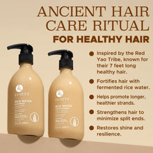 Load image into Gallery viewer, Luseta Rice Water Shampoo and conditioner Set Strengthening &amp; Nourishing Revitalizes Shine for All Hair Types Hydrating &amp; Frizz Control for Women and Men 16.9oz*2
