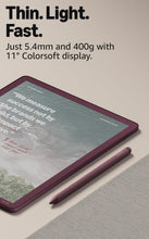 Load image into Gallery viewer, Amazon Kindle Scribe Colorsoft 64GB (newest model) — 11” paper-like color display with front light — One notebook to replace them all — Write in notebooks, docs, and books. Pen included - Graphite
