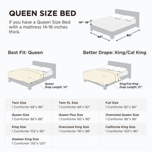 Load image into Gallery viewer, Bedsure Comforter Duvet Insert - Quilted Comforters Queen Size, All Season Duvet, GentleSoft Down Alternative Bedding Blanket, with 8 Tabs, Gifts for Women/Men, White, Queen 88 x 88 Inches
